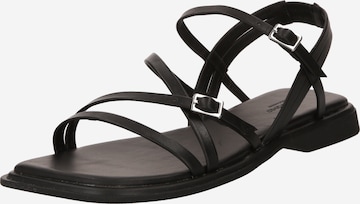 VAGABOND SHOEMAKERS Páskové sandály 'IZZY' – černá: přední strana