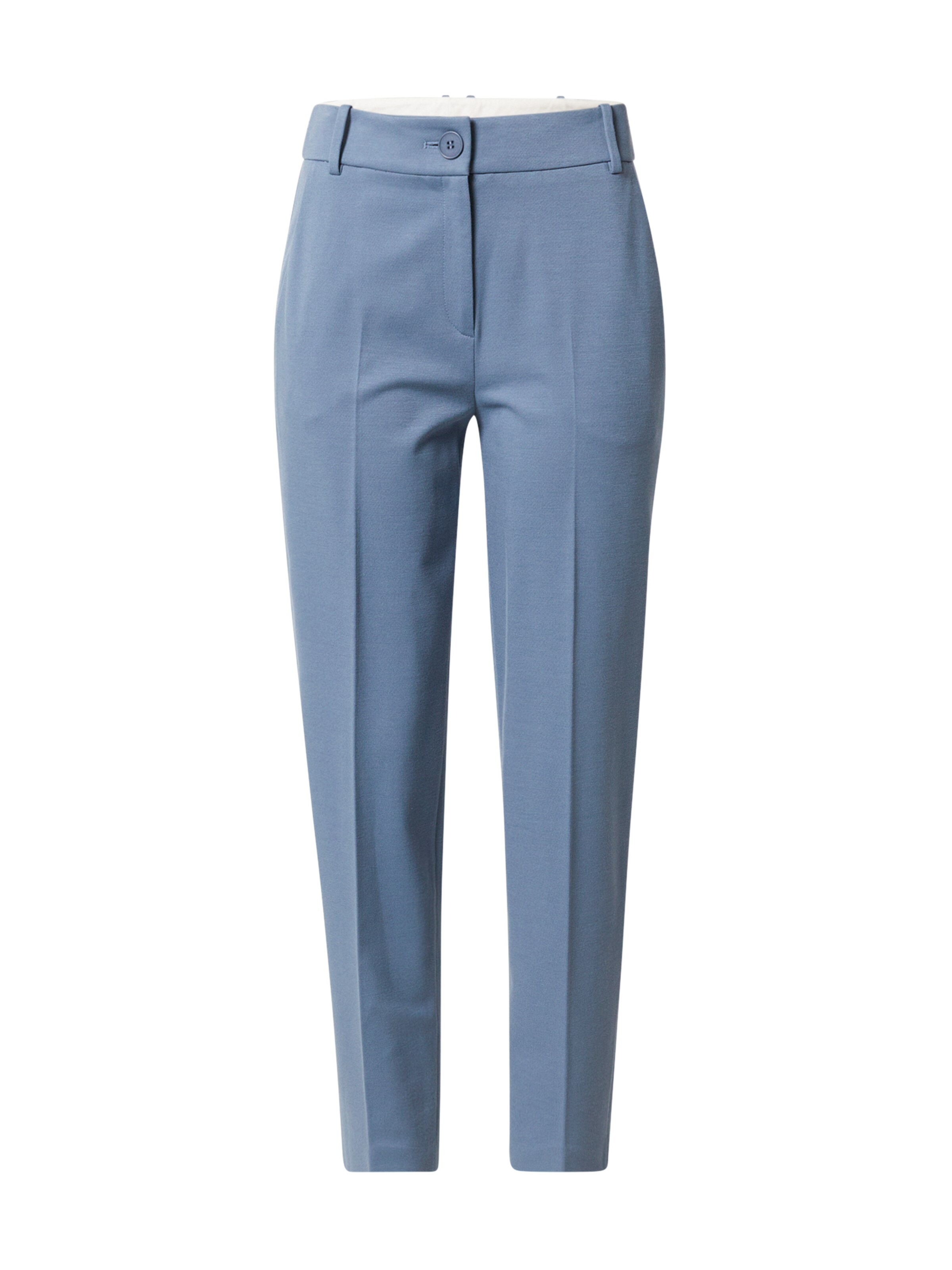Abbigliamento Donna Esprit Collection Pantaloni con piega frontale in Blu Fumo 