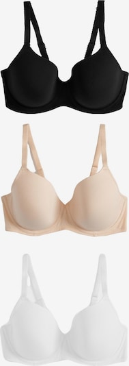 Next Pienentävät rintaliivit värissä beige / musta / valkoinen, Tuotenäkymä