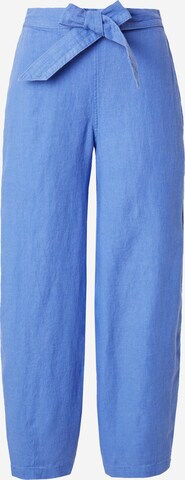 Marks & Spencer Loose fit Trousers in Blue: front