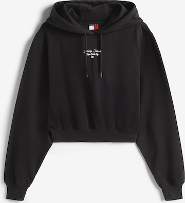 Tommy Jeans Свитшот 'ESSENTIAL' в Черный: спереди