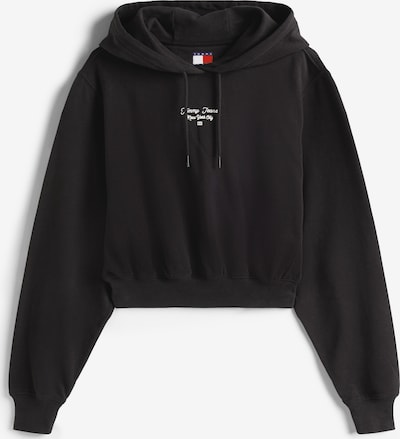 Tommy Jeans Sweater majica 'ESSENTIAL' u crna / bijela, Pregled proizvoda