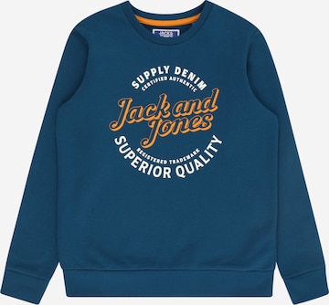 mėlyna Jack & Jones Junior Megztinis be užsegimo 'Mikk': priekis