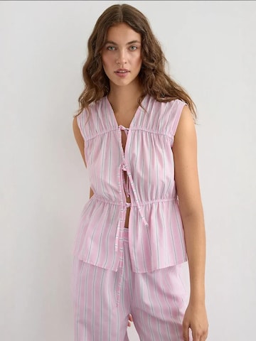 Hiccup Blouse in Roze: voorkant