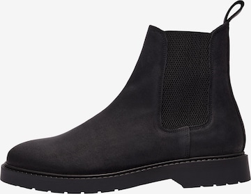 Boots chelsea 'Tim' di SELECTED HOMME in nero: frontale