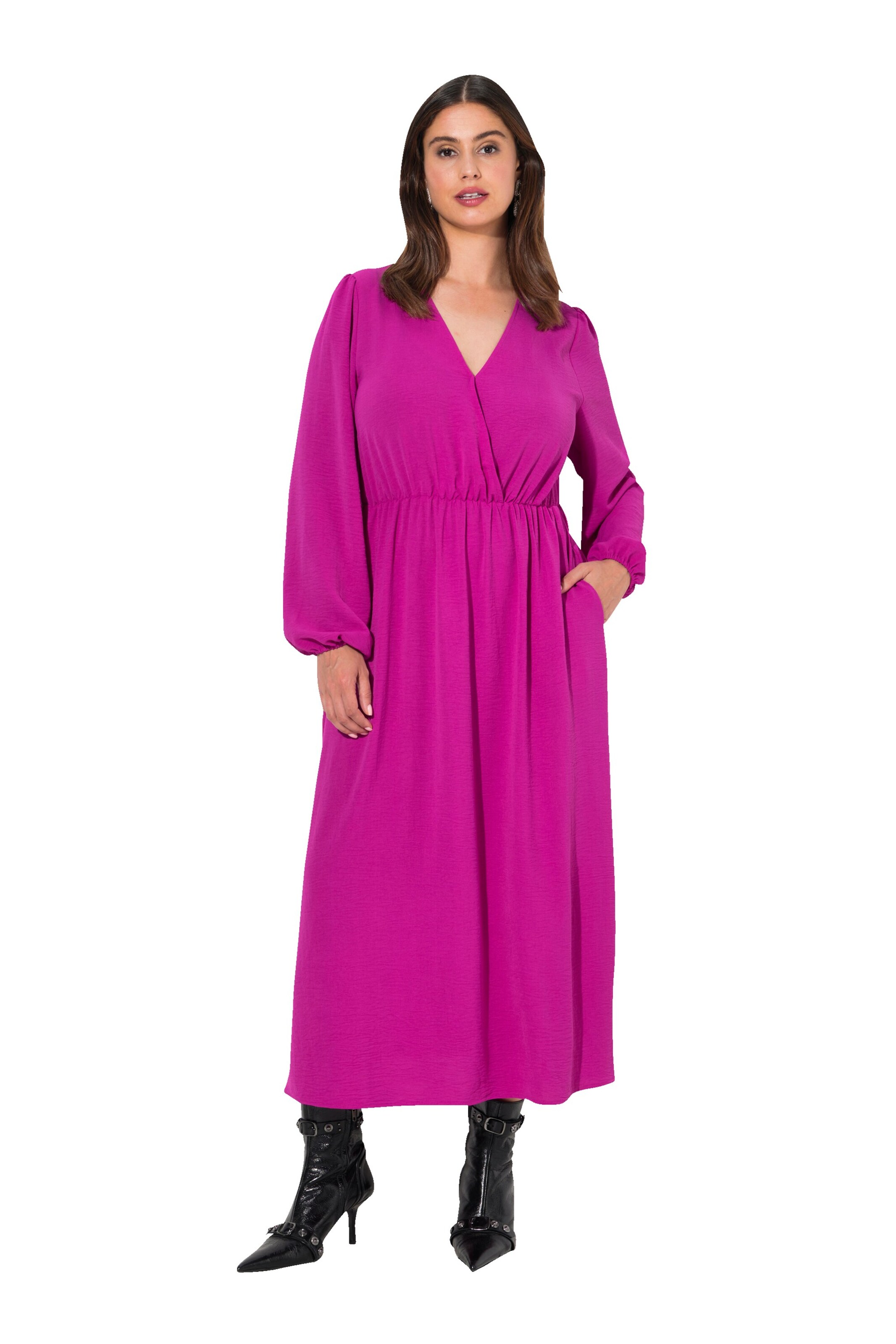 Ulla Popken Kleid in Pink: Vorderseite