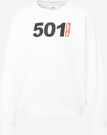 LEVI'S ® Sweatshirt 'Relaxd Graphic Crew' in White: front