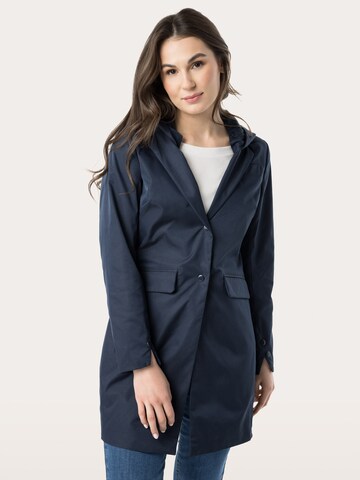 Quiosque Between-Seasons Coat in Blue: front