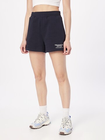 TOPSHOP Regular Shorts in Blau: predná strana