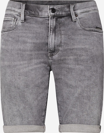 Coupe slim Jean G-Star RAW en gris : devant