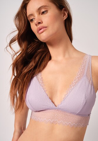 Skiny Triangle Bra in Purple