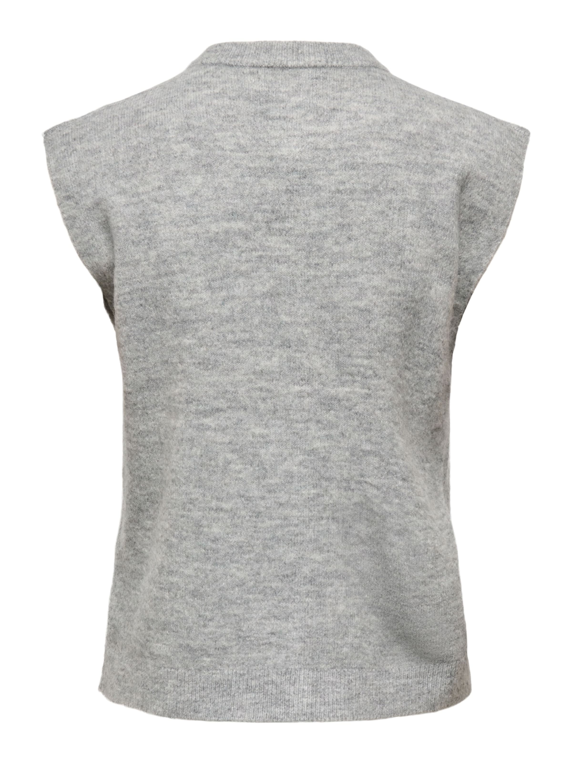 ONLY Gebreide bodywarmer 'ONLSIMONI' in Grijs