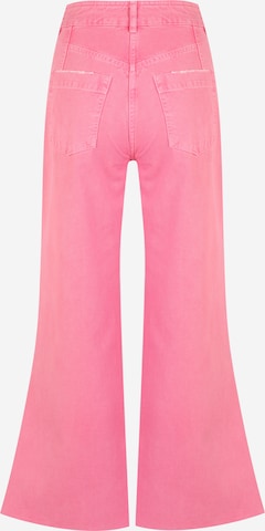 River Island Petite Flared Jeans 'SONIQUE' in Pink