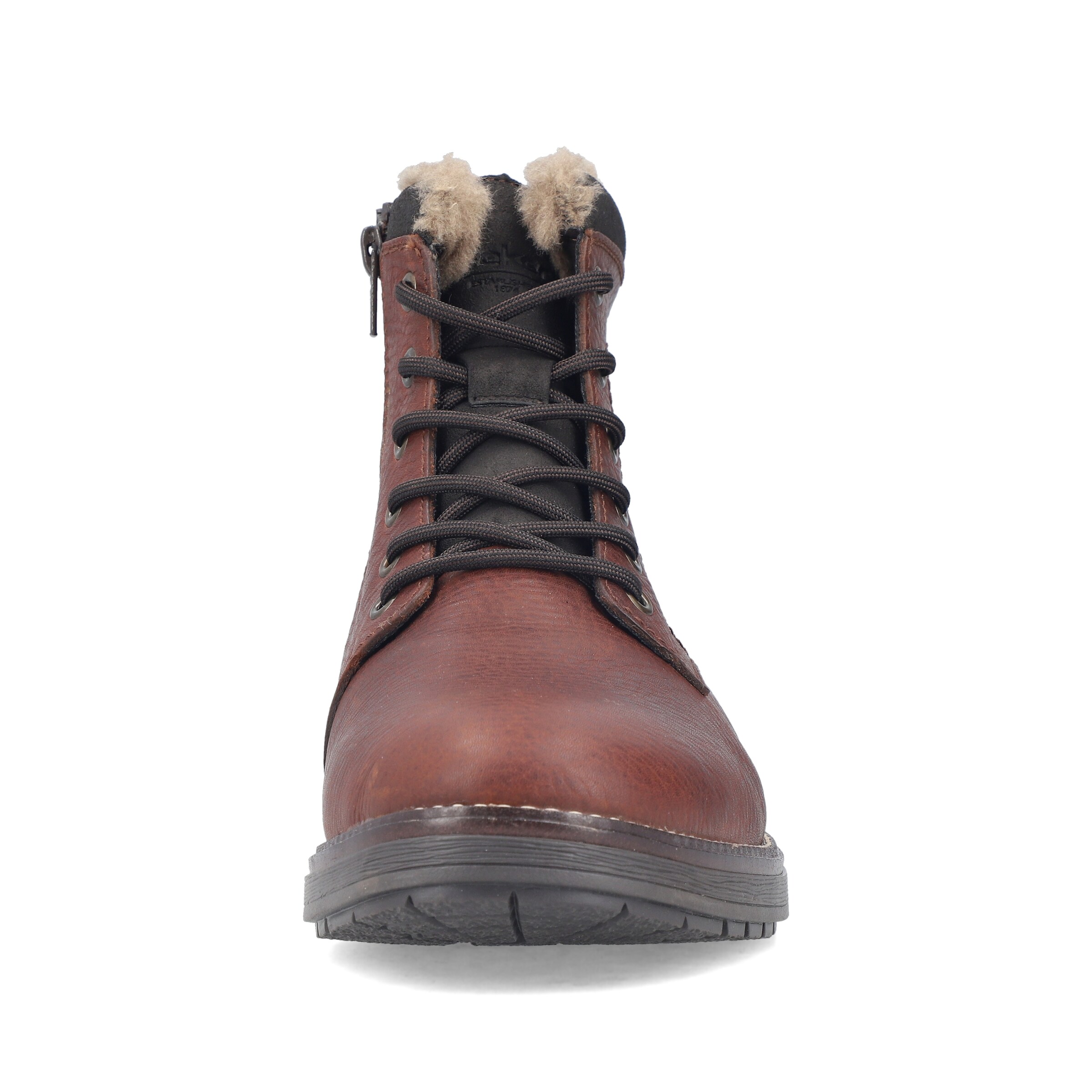 Bottes à lacets Rieker en marron