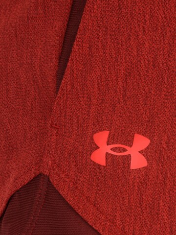 Regular Pantalon de sport 'Play Up' UNDER ARMOUR en rouge