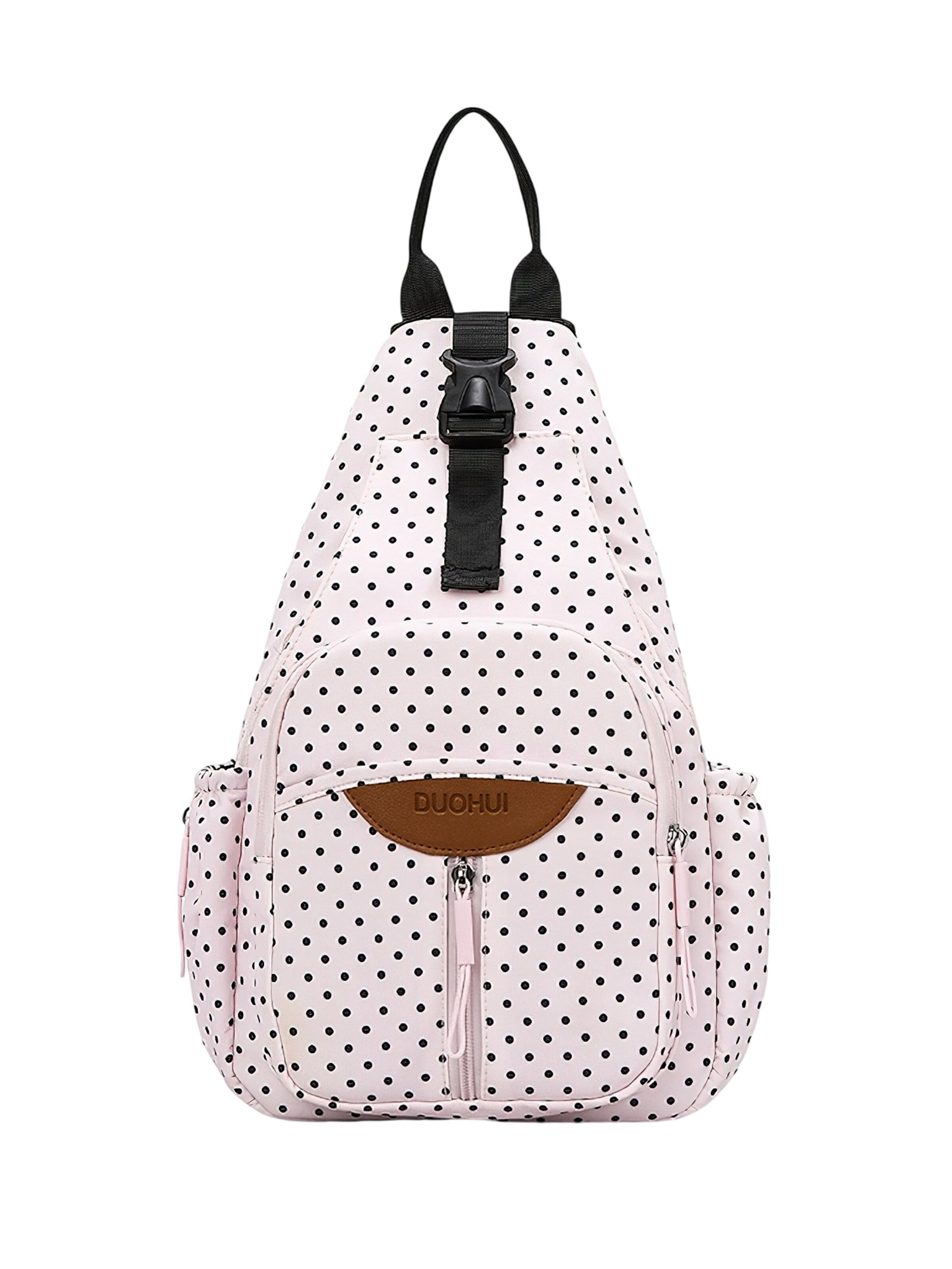 Magicshe Diaper Bags 'Multifunktionale Babytrage mit Tasche, Tragbar bis 20 kg' in Pink: front