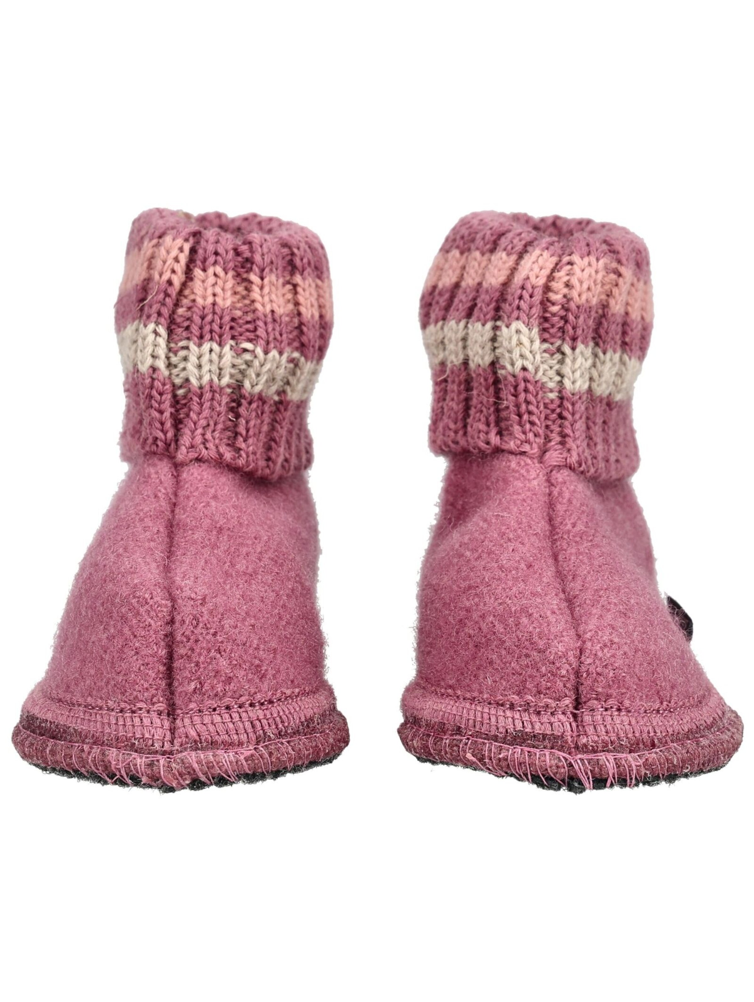 HAFLINGER Hausschuh 'PAUL' in Pink