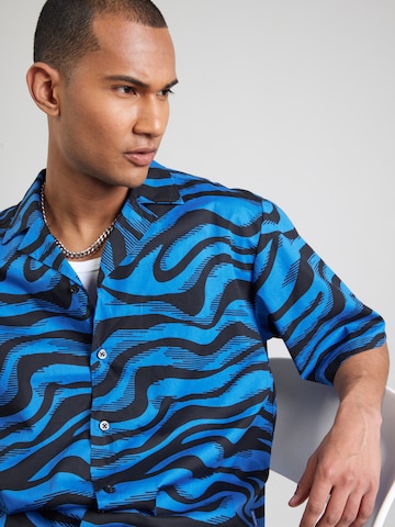 HUGO Comfort fit Overhemd 'Eligino' in Zwart