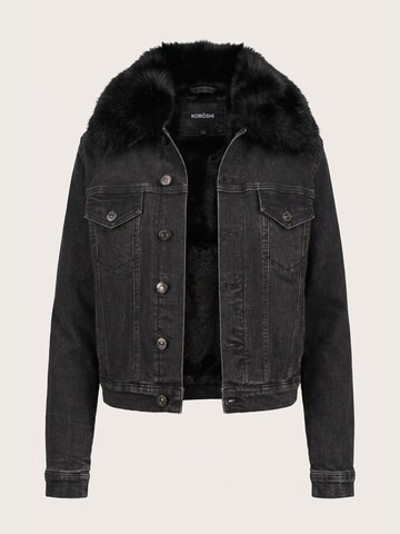 Veste mi-saison KOROSHI en noir