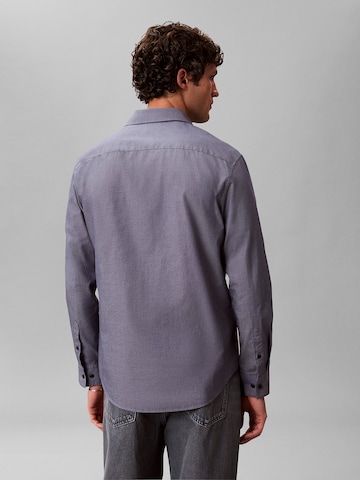 Calvin Klein Regular Fit Hemd 'Classic' in Grau