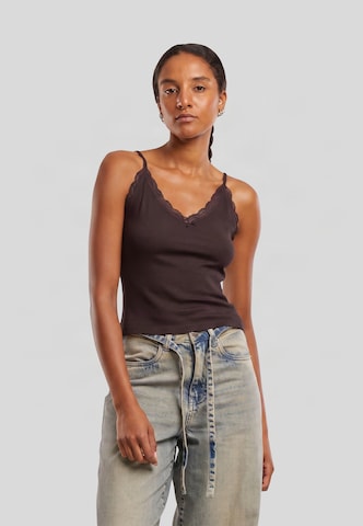 Urban Classics Top in Brown: front
