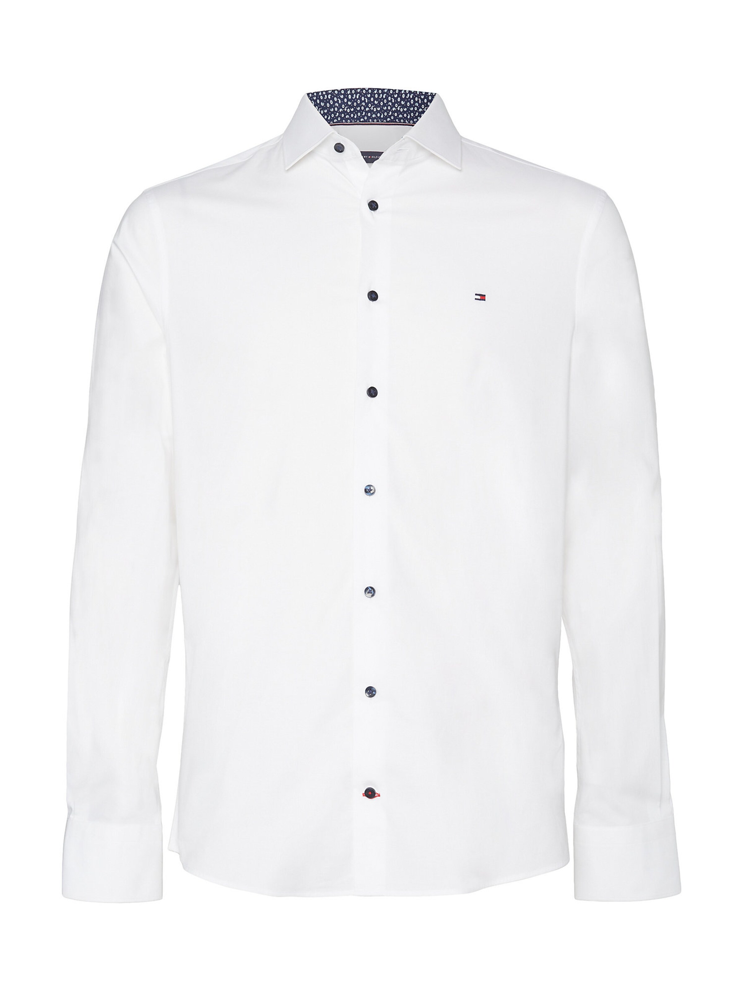 TOMMY HILFIGER Slim fit Business Shirt in White ABOUT YOU