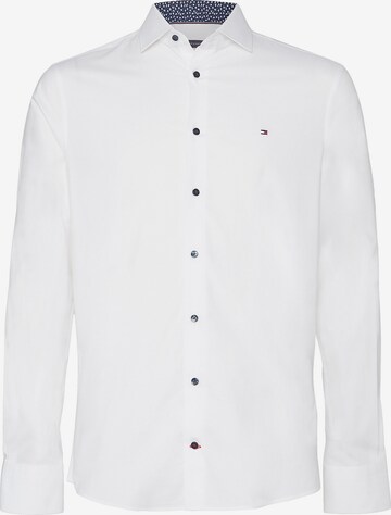 TOMMY HILFIGER Slim fit Business Shirt in White: front