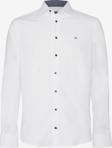 TOMMY HILFIGER Slim fit Zakelijk overhemd in Wit: voorkant