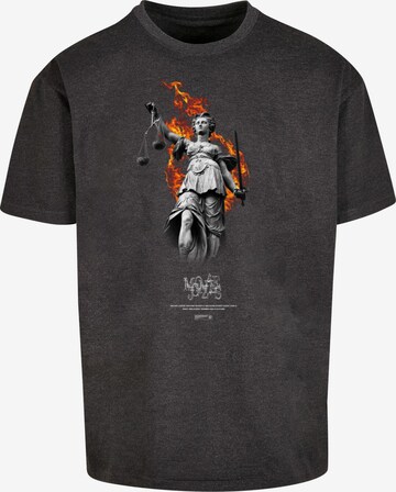 MJ Gonzales Shirt 'Justitia' in Grey: front