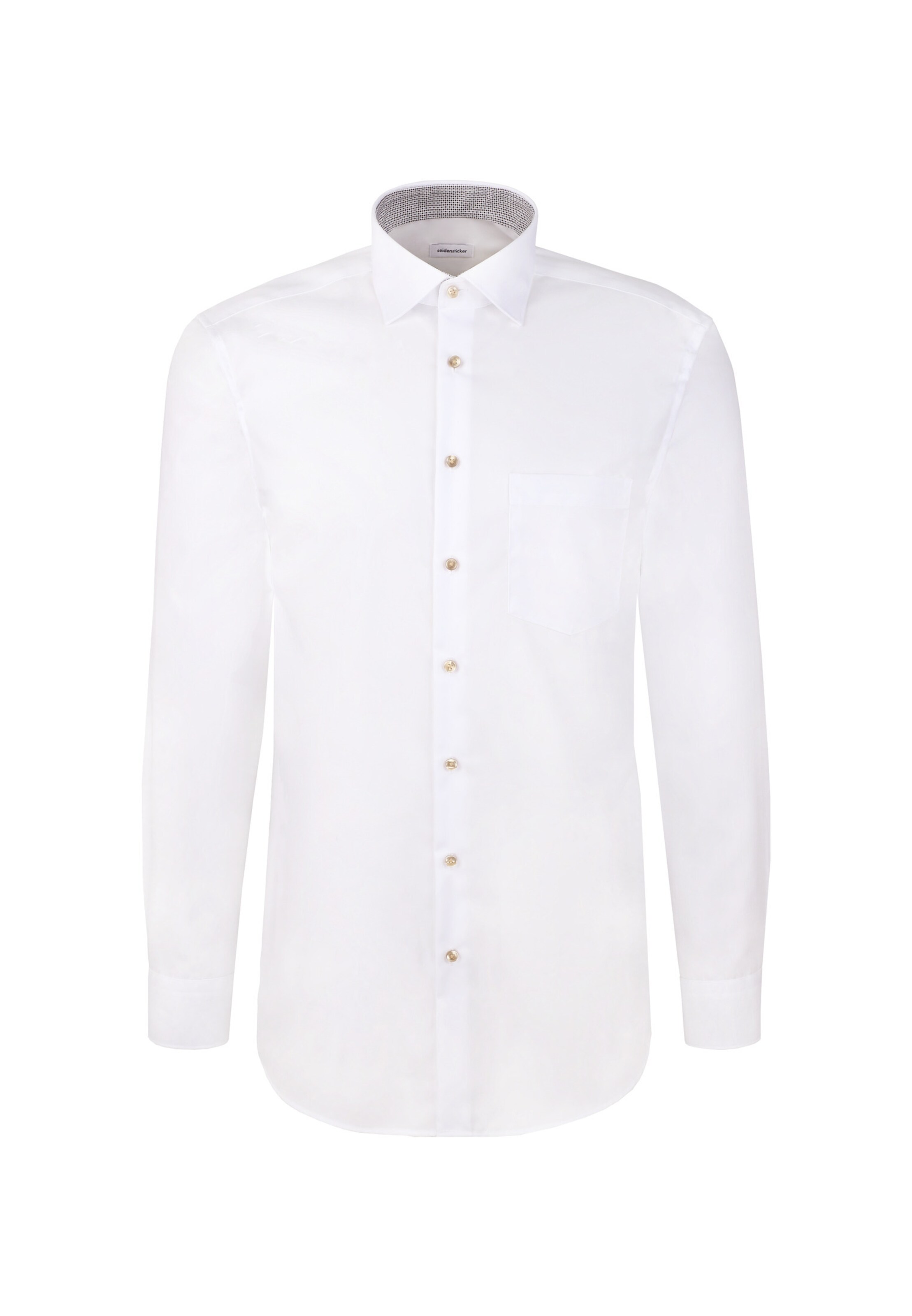 Fit confort Chemise business 'Schwarze Rose' SEIDENSTICKER en blanc : devant