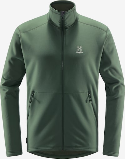 Haglöfs Athletic Fleece Jacket 'Bungy' in Green / White, Item view