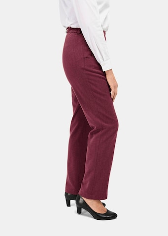 Goldner Regular Pantalon 'CARLA' in Rood