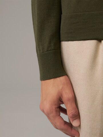 STRELLSON Sweater 'Marek' in Green