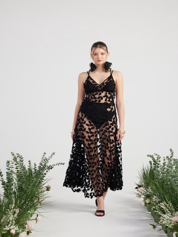 Robe HOLLY LOLLY en noir : devant