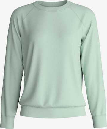 CALIDA Schlafshirt 'Ski Resort' in Grün: Vorderseite