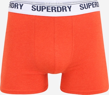 Boxers Superdry en orange : devant