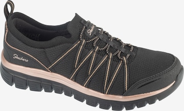 SKECHERS Sneakers laag 'Skechers Graceful - Purecrush' in Zwart: voorkant