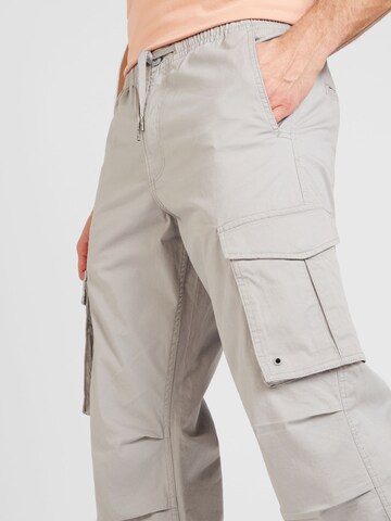 Effilé Pantalon cargo 'KANE NOAH' JACK & JONES en gris