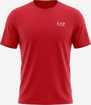 Maglietta 'T-shirt EA7 da Uomo - nero 8NPT250208 NEROORO' di EA7 Emporio Armani in rosso: frontale