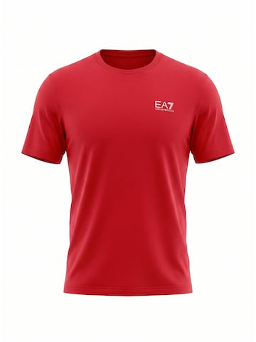 EA7 Emporio Armani Shirt 'T-shirt EA7 da Uomo - nero 8NPT250208 NEROORO' in Rood: voorkant