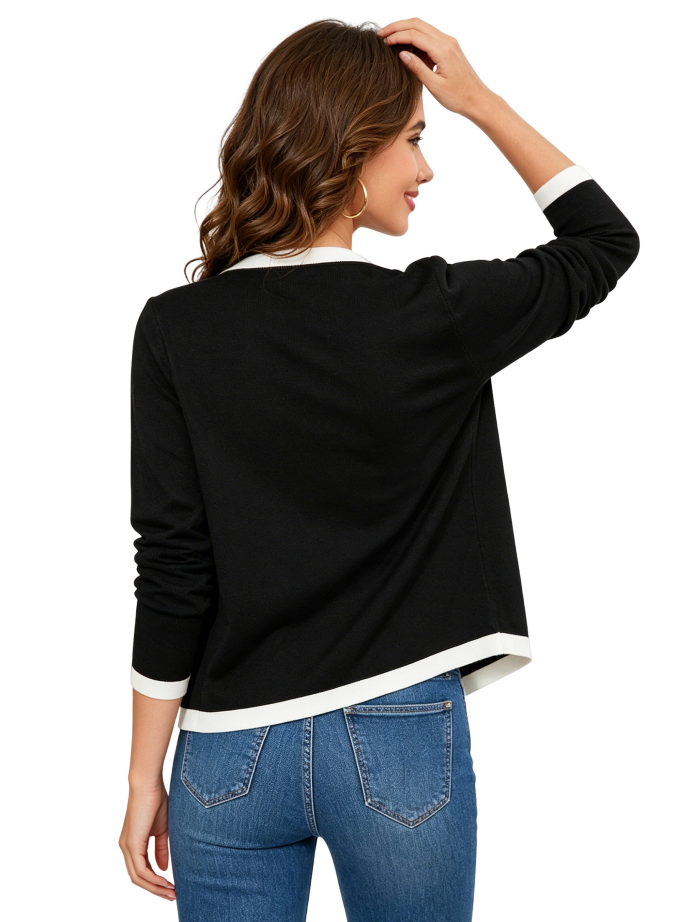 KoJooin Strickjacke‌‌‌‌‌‌‌ in Schwarz