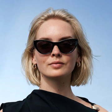 Isabel Bernard Sonnenbrille in Schwarz: Vorderseite