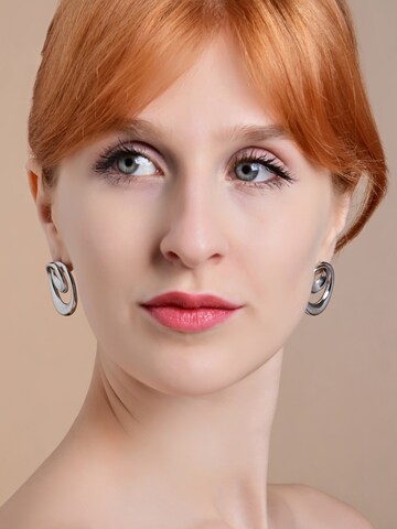 Akzent Earrings 'hautverträglich' in Silver: front