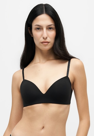 Calvin Klein Underwear Trikotni nedrčki Nedrček | črna barva: sprednja stran