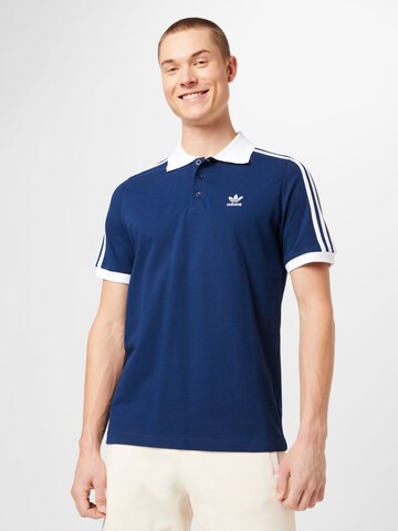 ADIDAS ORIGINALS - Camisa 'Adicolor Classics 3-Stripes' em azul: frente