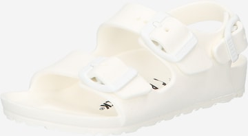 Chaussures ouvertes 'Milano' BIRKENSTOCK en blanc : devant