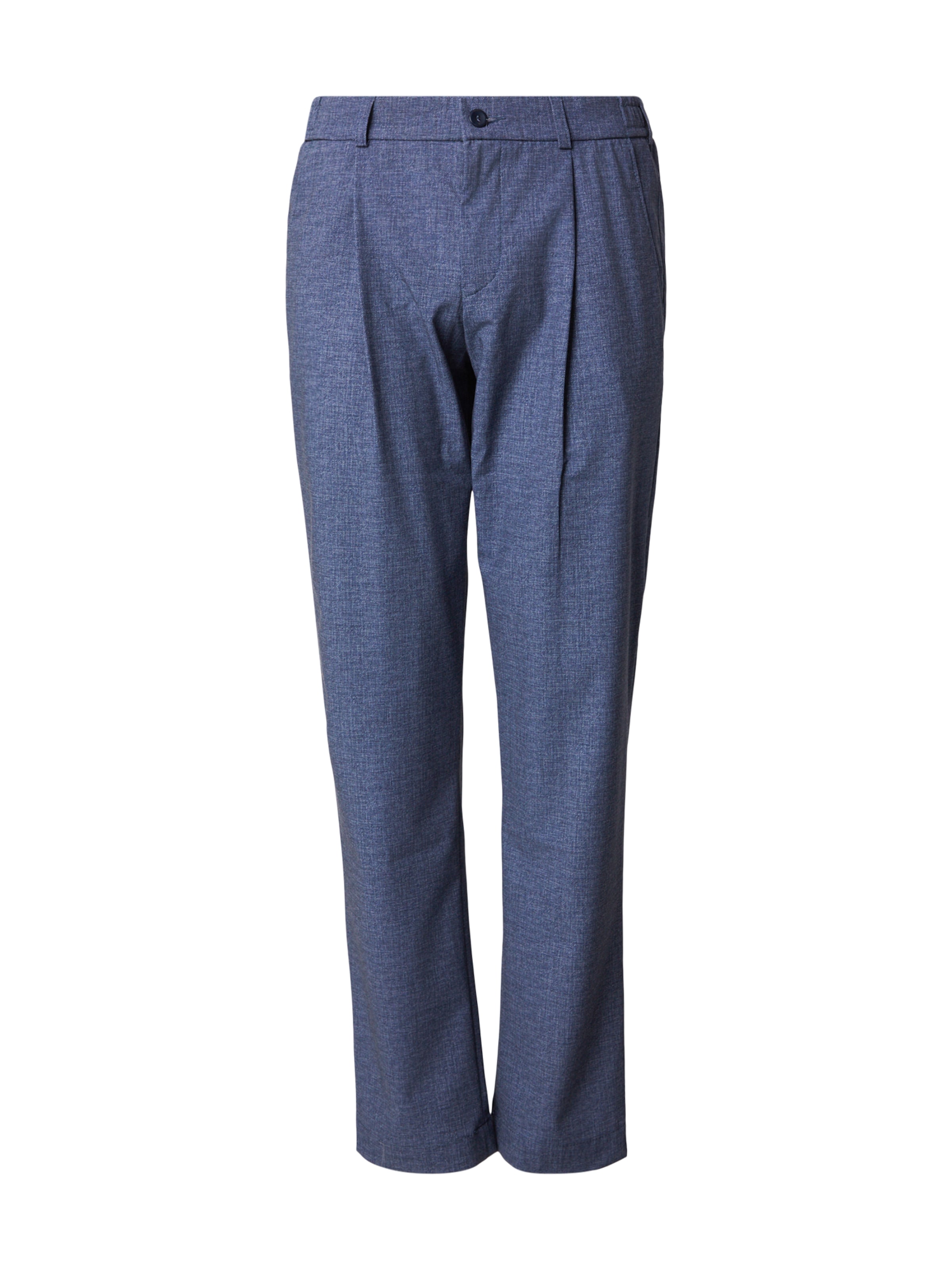 bugatti tavaline Voltidega püksid, värv sinine: eest vaates