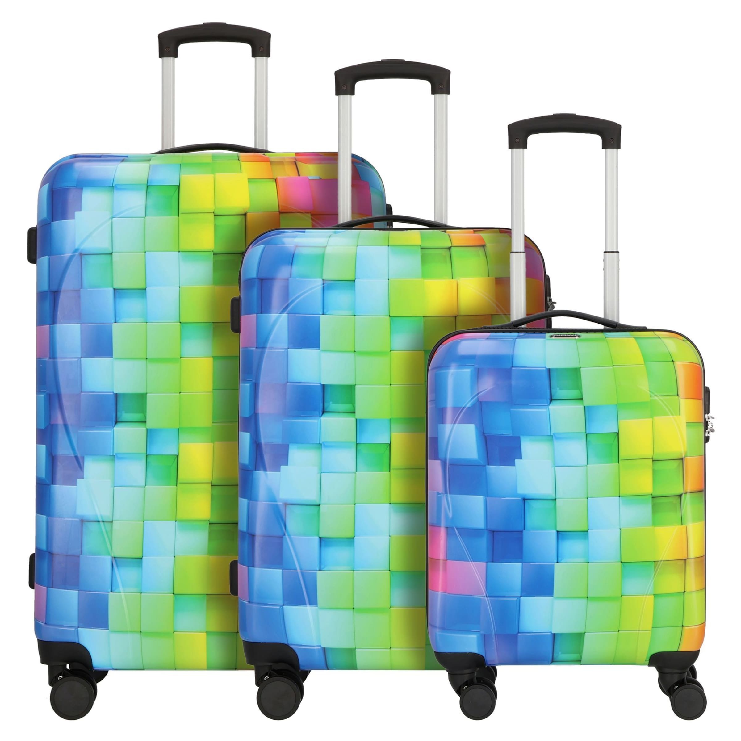 Nowi Kofferset 'Santa Cruz' in Mischfarben: Vorderseite