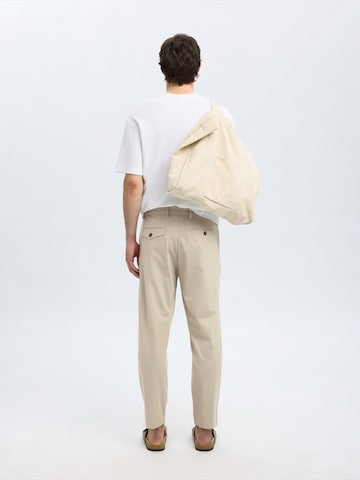 SELECTED Tapered Pants 'SLH172-LORENT' in Beige
