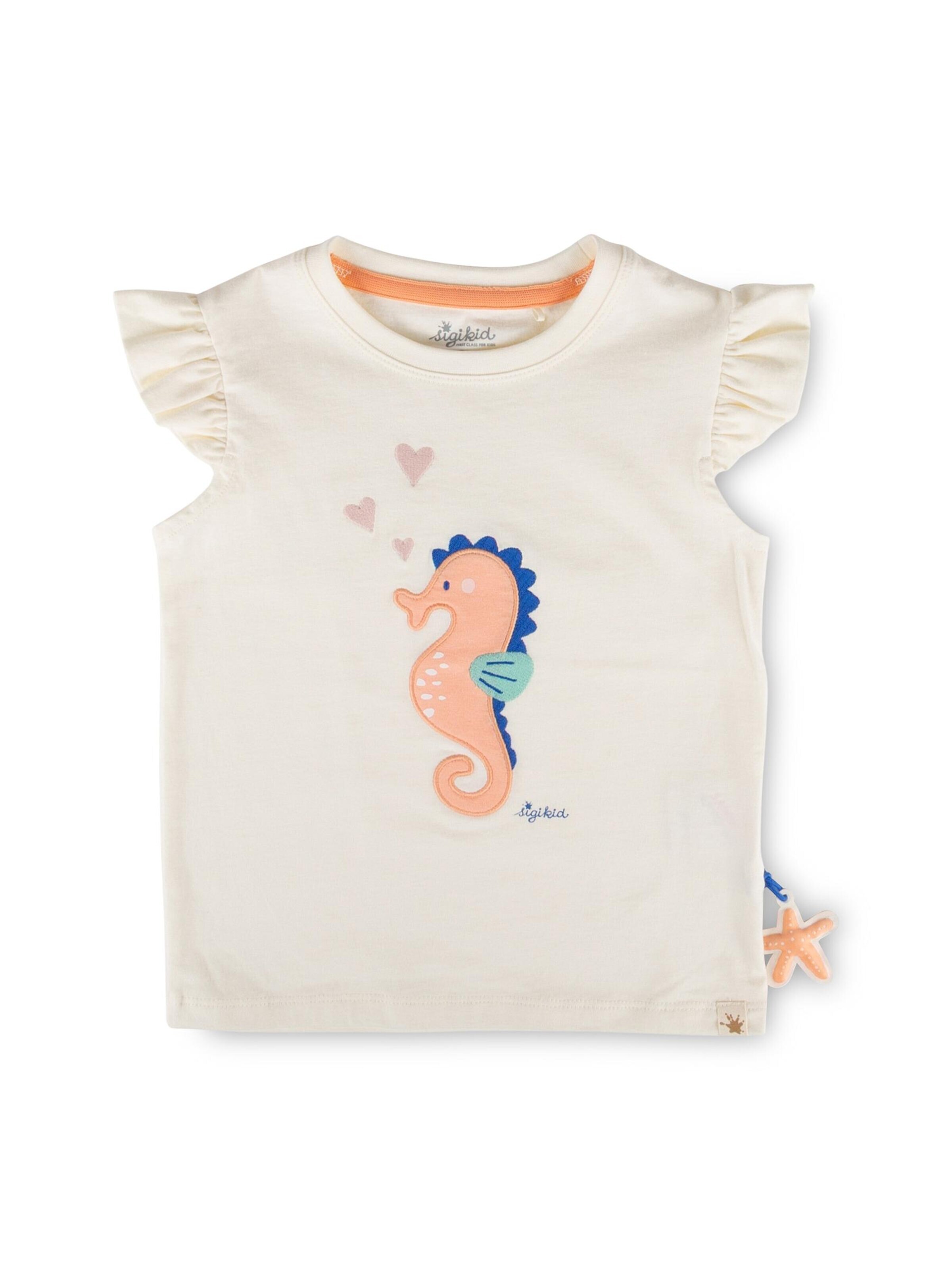 SIGIKID Shirt 'T-Shirt Sea You' in White: front